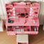 Dressing Table with 3-Color Lighting Mirror, Outlets, Stool, Storage Drawers and Cabinet-938763630