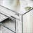 Silver Mirror Three Drawer Cabinet