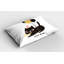 Ambesonne Cat Pillow Sham 2 Pack Party Pet with Balloons Pale Brown Pale Pink-100348171