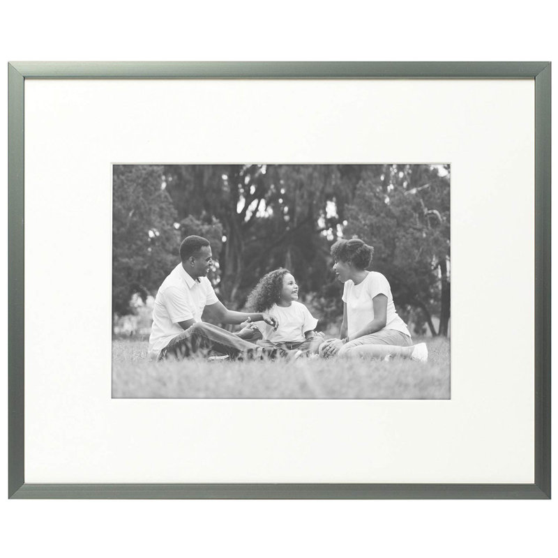 Cadre photo Ariaan, 1 cadre, Gris, 5 po x 7 po