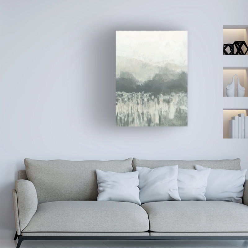 Art mural Wag37709 d'Ebern Designs June Erica Vess Grey Mist Meadow II, H 19 po x l 14 po
