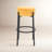 Colombe Upholstered Stool with Metal Frame-983230751-982525774