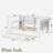 Wood Platform Bed With Storage Shelves, Trundle, Charging Station, Led, Desk And Upholstered Headboard-1210000721