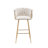 Swivel Upholstered Bar Stools Velvet Counter Stools with Metal Frame (Set of 2)-462050583