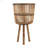 S/3 Bamboo Footed Planters-1301341571