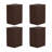 2-Drawer Vertical File Cabinets with Lock (Set of 4)-1231740725