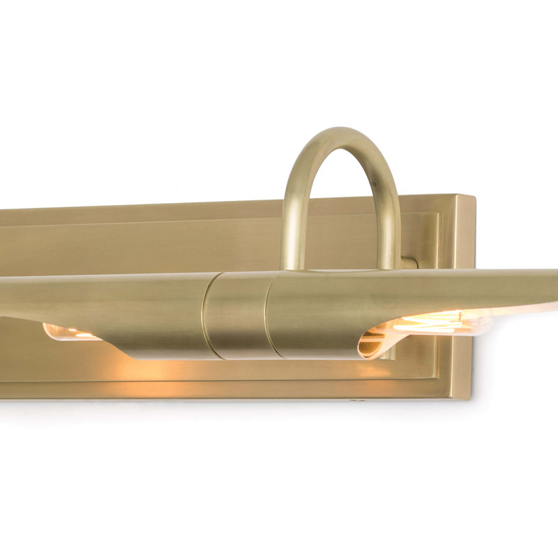 Redford Picture Light Large, Natural Brass