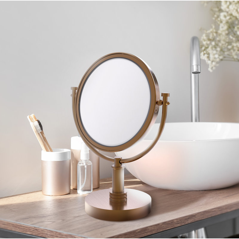 Dolder Metal Mirror, Brushed Bronze, 2x