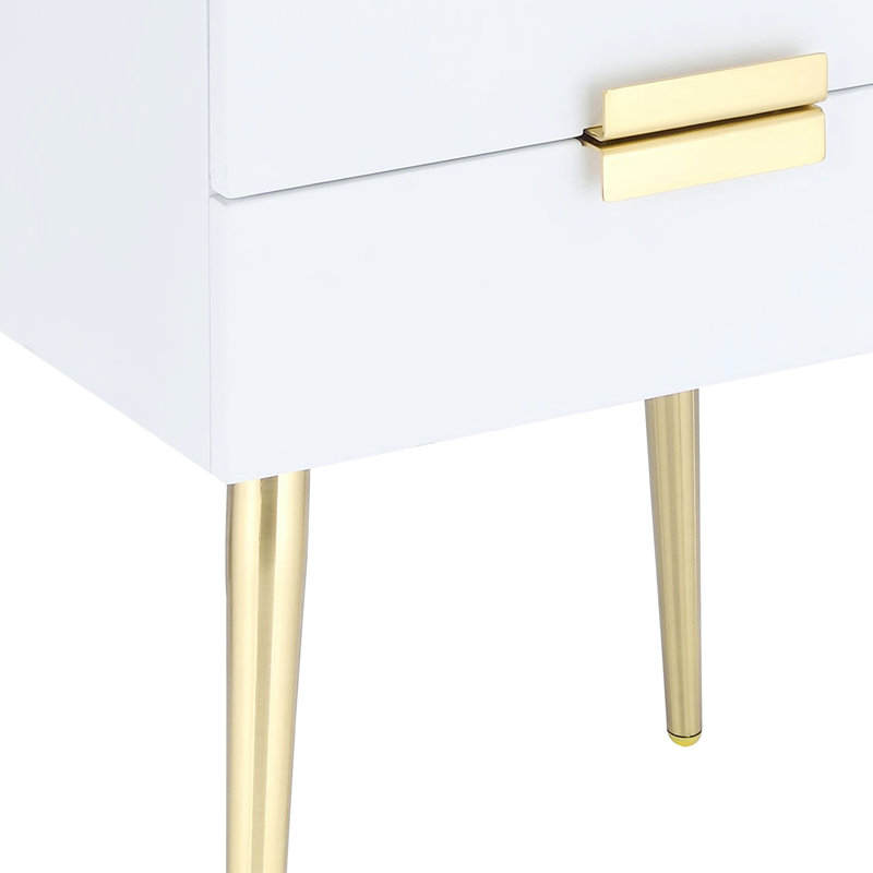 Side Table With Storage Capacity - Compact For Small Spaces Mid-century Modern And 2 Compact, Fits Smaller Spaces, End Table, Nightstand Option