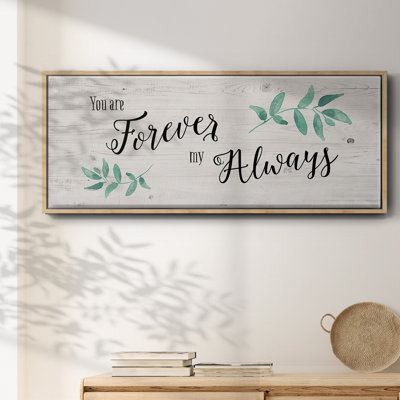 Forever Always - toile encadrée