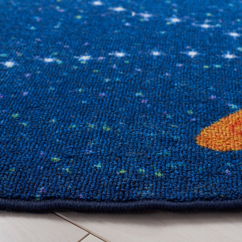 Chatham Kids Playhouse 200 Performance Machine Washable Rug, Round 3'3"