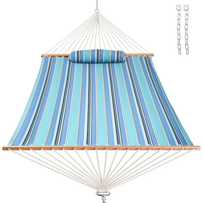 Lazy Daze 12 FT Sunbrella Fabric Hammock With Spreader Bars And ...
