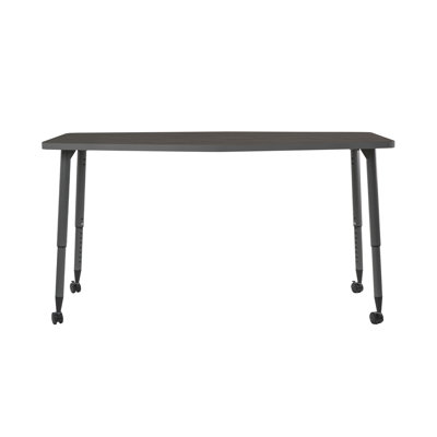 Table d'activité hexagonale 34 x 60 avec pieds fuselés réglables Adapte