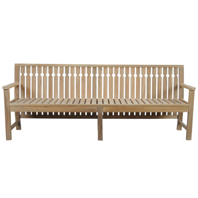 Vasser Solid Wood Teak Outdoor Bench