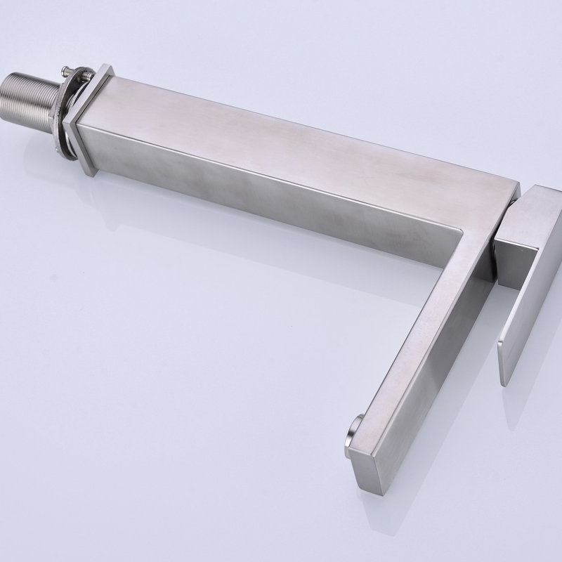 Stainless Steel Sink Faucet - Smooth Flow, Adjustable Water Flow Rate Bathroom Pop-Up Drain, Temperature