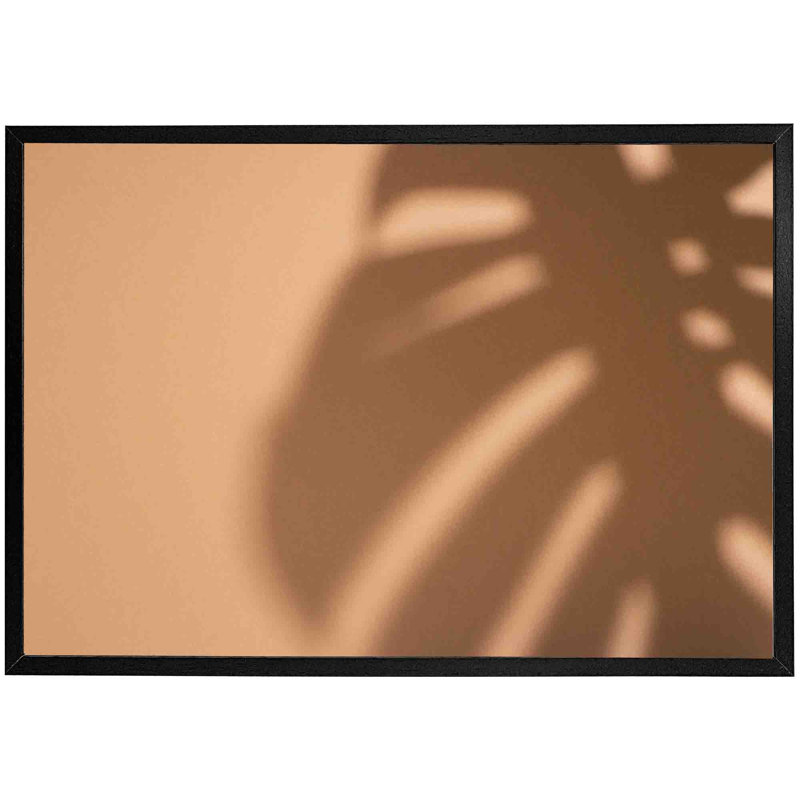 Boalsburg Monstera Shadow - 6 Piece Single Picture Frame Print, Black, 41cm H x 61cm W x 4cm D