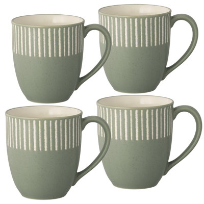  Noritake Colorwave Stripe Set of 4 Mugs, 13 oz.
