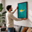 Playful Tiger Shark Modern - Print-1637925643-1637925646