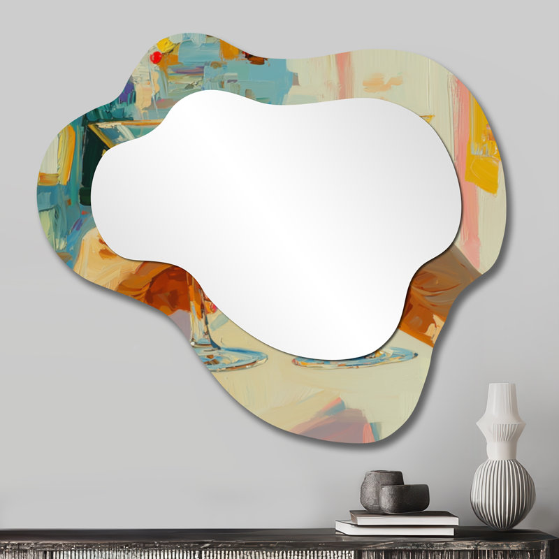 Miroir mural en verre Martini, 25 po x 28 po