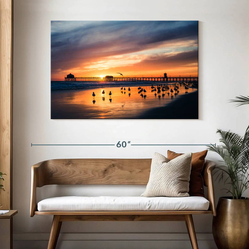 Gillard Huntington Beach Seagulls, H 32 po x l 48 po