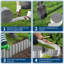 25.4 cm H x 0.03 cm W Galvanised Steel Lawn Edging Fencing