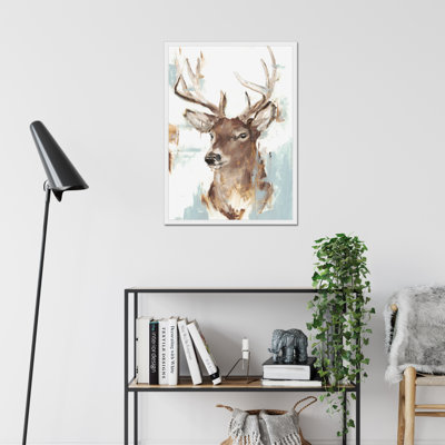 Bacote Modern Deer Mount II 1 Piece Painting