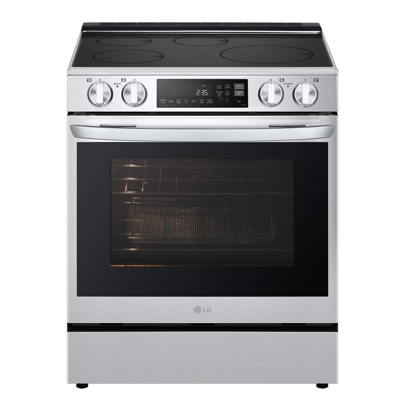 LG Smart Induction Slide-in Range with ProBake Convection® and Air Fry, Print Proof Stainless Steel, 6.3 cu. ft.
