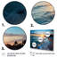 Tranquil Shores Sunset Beach Horizon I - art mural plage-379455706-379455707