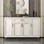 70.87" Cream Aluminum alloy Shoe Storage