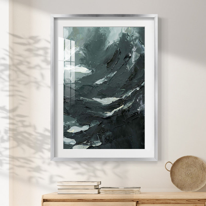 Perdus dans la mer II - impression encadrée