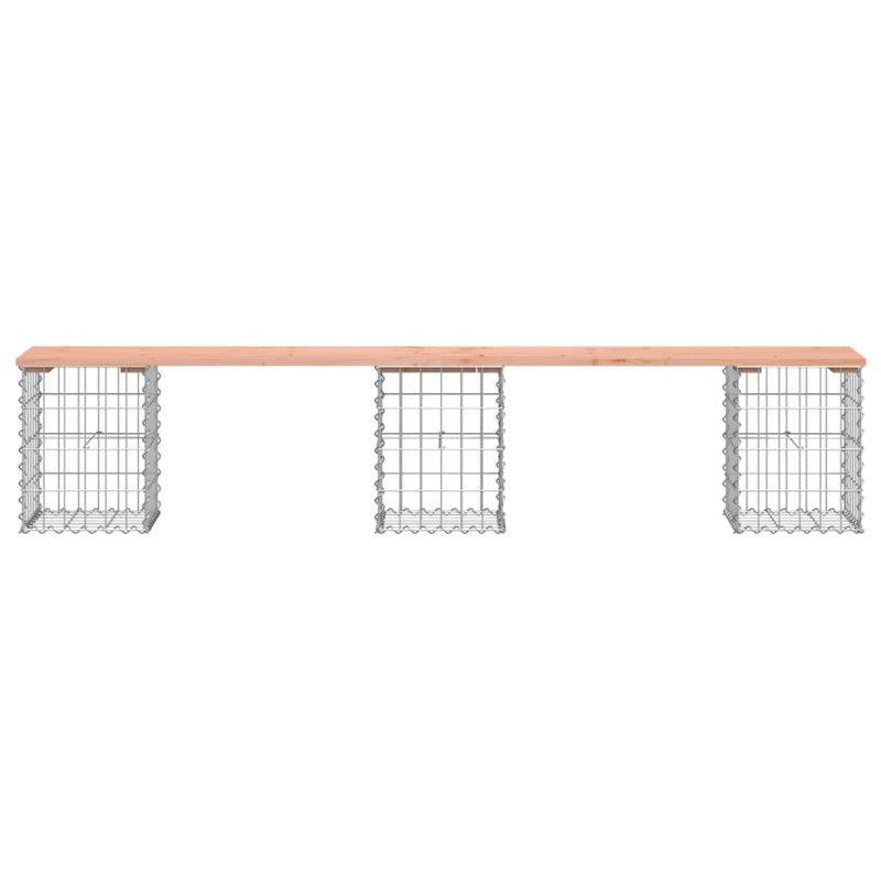 Banc d'extérieur vidaXL, Bois Douglas, H 16,54 po x l 79,92 po x P 12,2 po