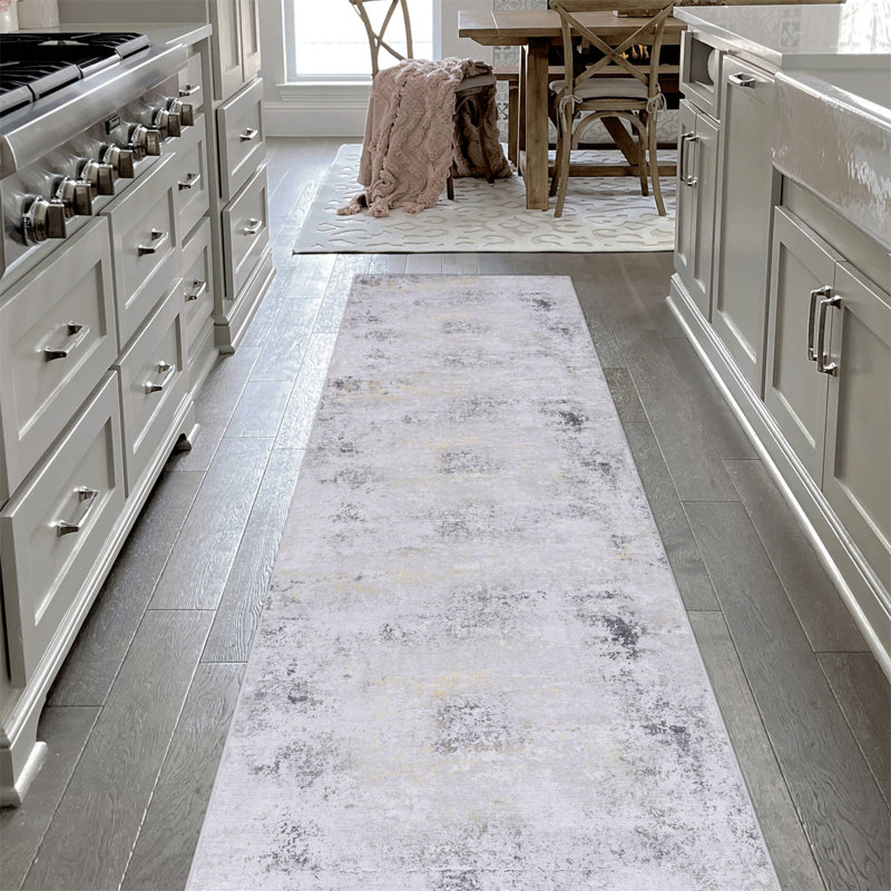 Washable Rug  Runner Rug, Runner 2'6" x 10'