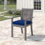 Chaise de patio empilable avec coussin Rossi-1095580124-1095580098