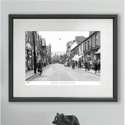 Bargoed, Hanbury Road 1952 by Francis Frith - Single Picture Frame Print
