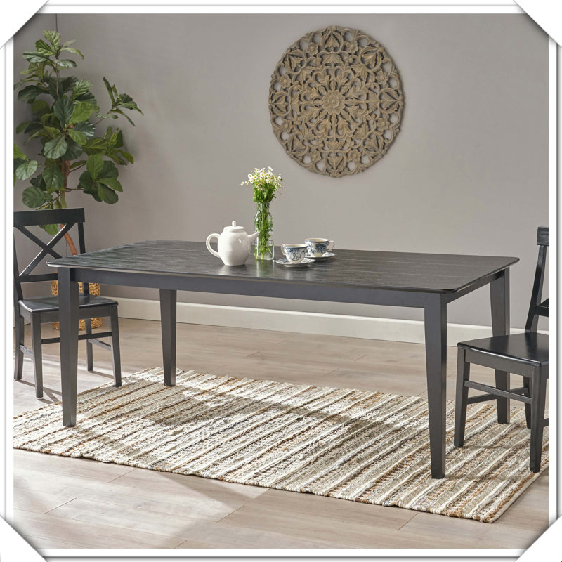 Table de salle à manger à pieds carrés Robuste, durable, élégante, pratique et polyvalente