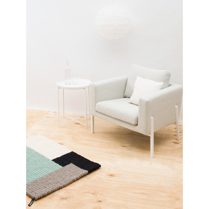 Juba Geometric Wool Hand Woven 70cm X 100cm Area Rug, Rectangle 70 x 100cm