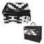 Tapis de camping en plastique noir et blanc-2029384182