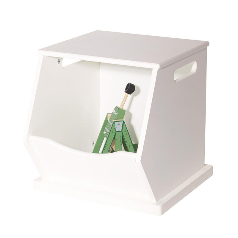 Single Stacking Storage Trunk, White