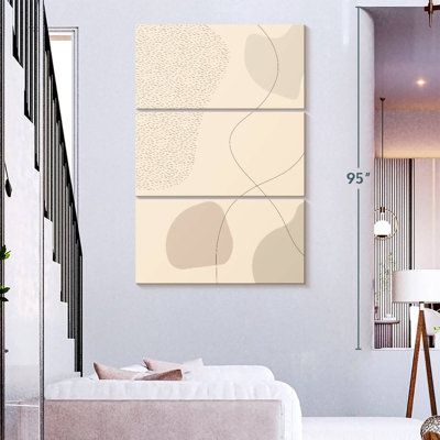 Avery Mid-Century brun abstrait III