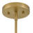Zoë 1 - Light Lacquered Brass Single Pendant-1643878405