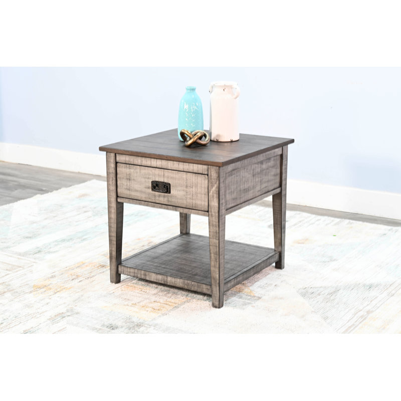 Cordarian End Table with Storage
