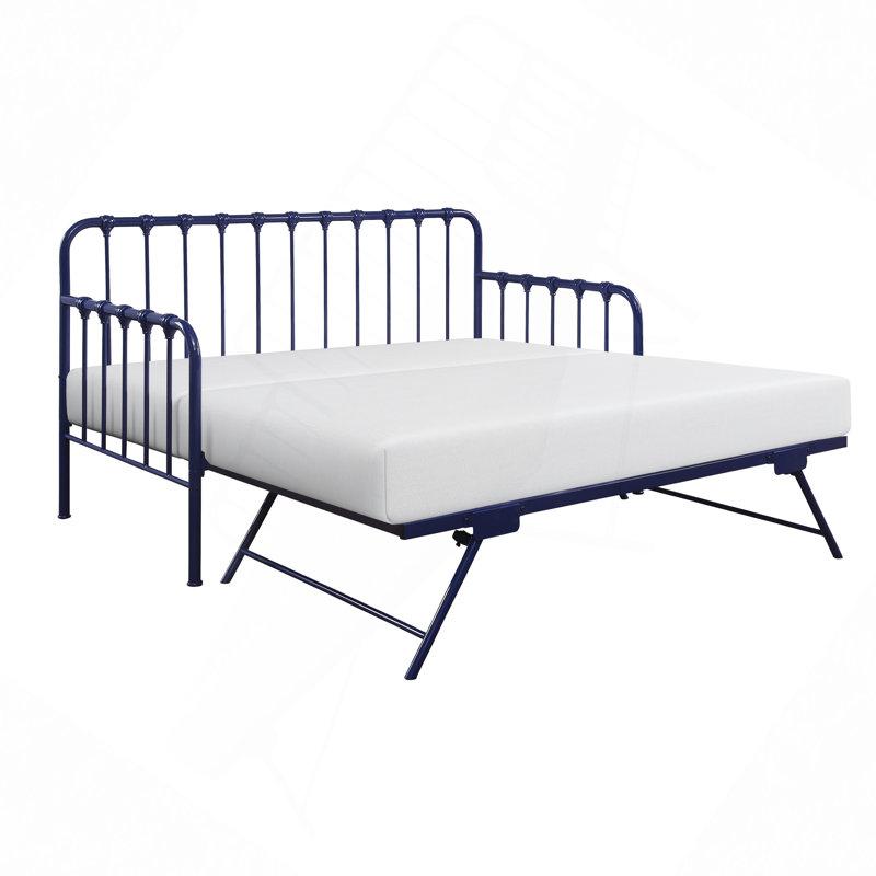 Méridienne avec lit gigogne relevable 1pc, Marine