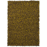 Ayoka Wool Abstract Area Rug in Gold And Yellow
