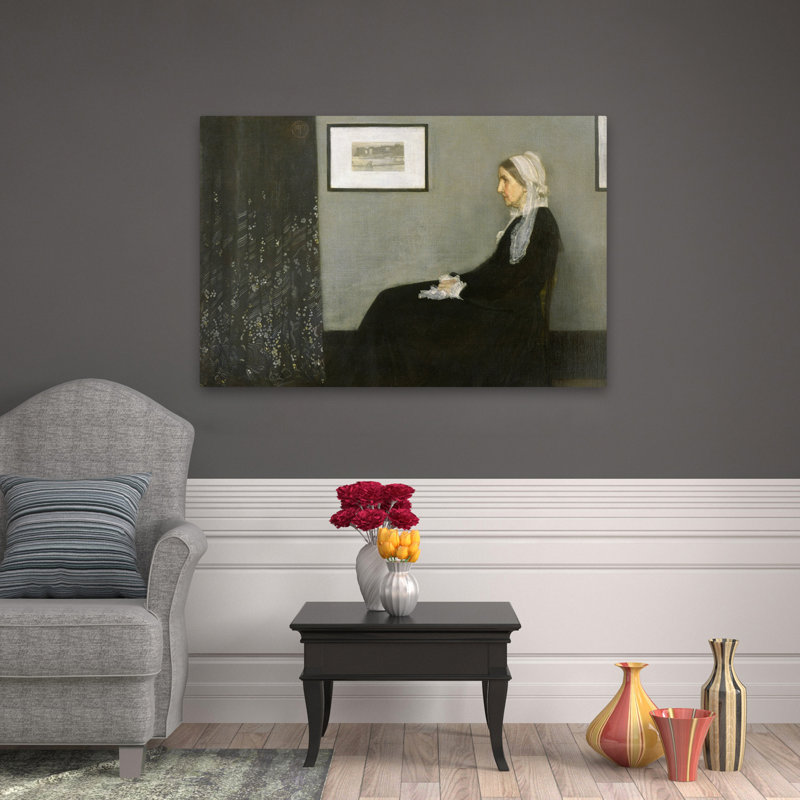Whistler’S Mother, 1871 - Art réalisme figuratif, H 32 po x l 48 po