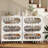 18 Pair Metal Shoe Storage Cabinet with Removable Shelf
