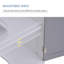 Meuble-lavabo simple avec plateau 23,5 po Olatayo