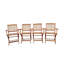 Chaise Adirondack d'extérieur ou d'intérieur en bois, pliable