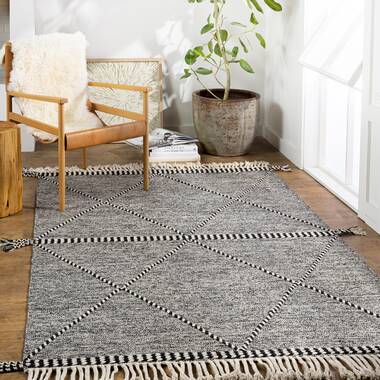 Gracie Oaks 2x7 Handspun Natural Indoor Jute Rug Runner, Small Braided Rug, Jute Runner Rug, Hand Woven Rug, Farmhouse Natural Jute Rug, Bathroom, Hal