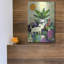 Red Barrel Studio® «Collage With Dog And Plant» par Holly McGee, art mural en métal-1116131187