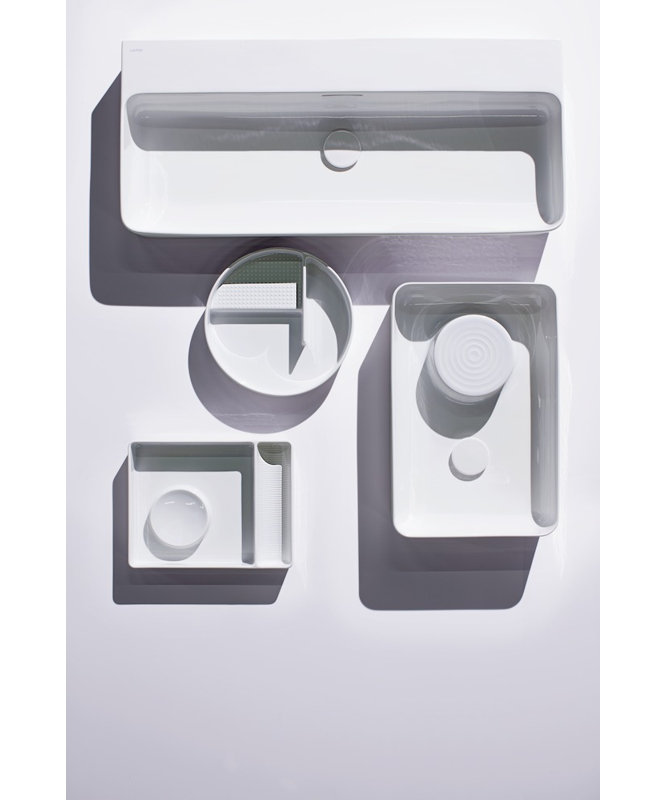 Val 37.38'' L Bathroom Sink, Without Hole